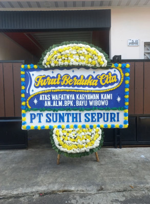 Papan Bunga Duka di Katingan Hilir